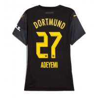 Borussia Dortmund Karim Adeyemi #27 Bortatröja Kvinnor 2024-25 Korta ärmar